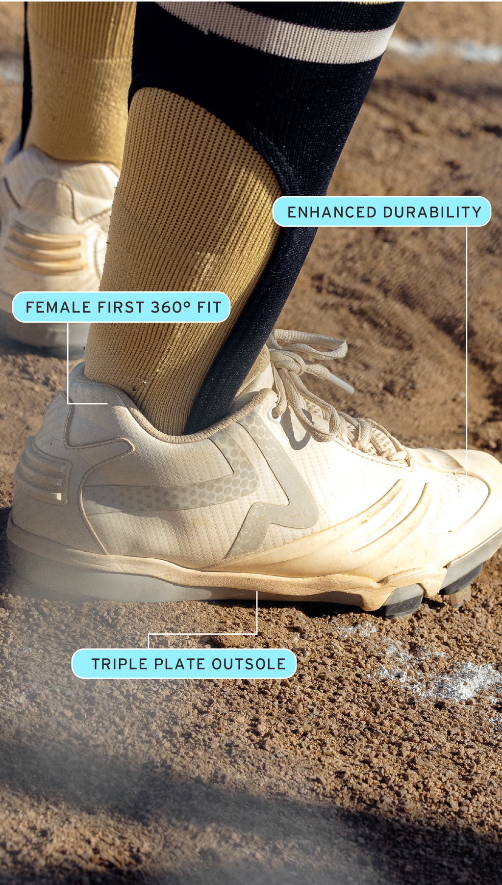 Ringor Pro 2 Metal Softball Cleat for Women